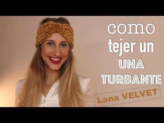 Turbante anudado con cordón de tricotín (tutorial) - Elenarte