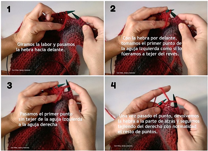 Con hilos, lanas y botones: DIY Gorro sesgado (patrón gratis)
