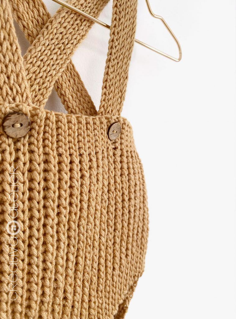 Cubrepañal/ Peto de Crochet Peekaboo- Patrón y Tutorial Paso a Paso