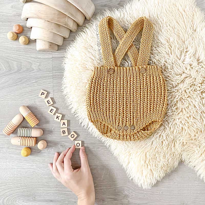 Cubrepañal/ Peto de Crochet Peekaboo- Patrón y Tutorial Paso a Paso