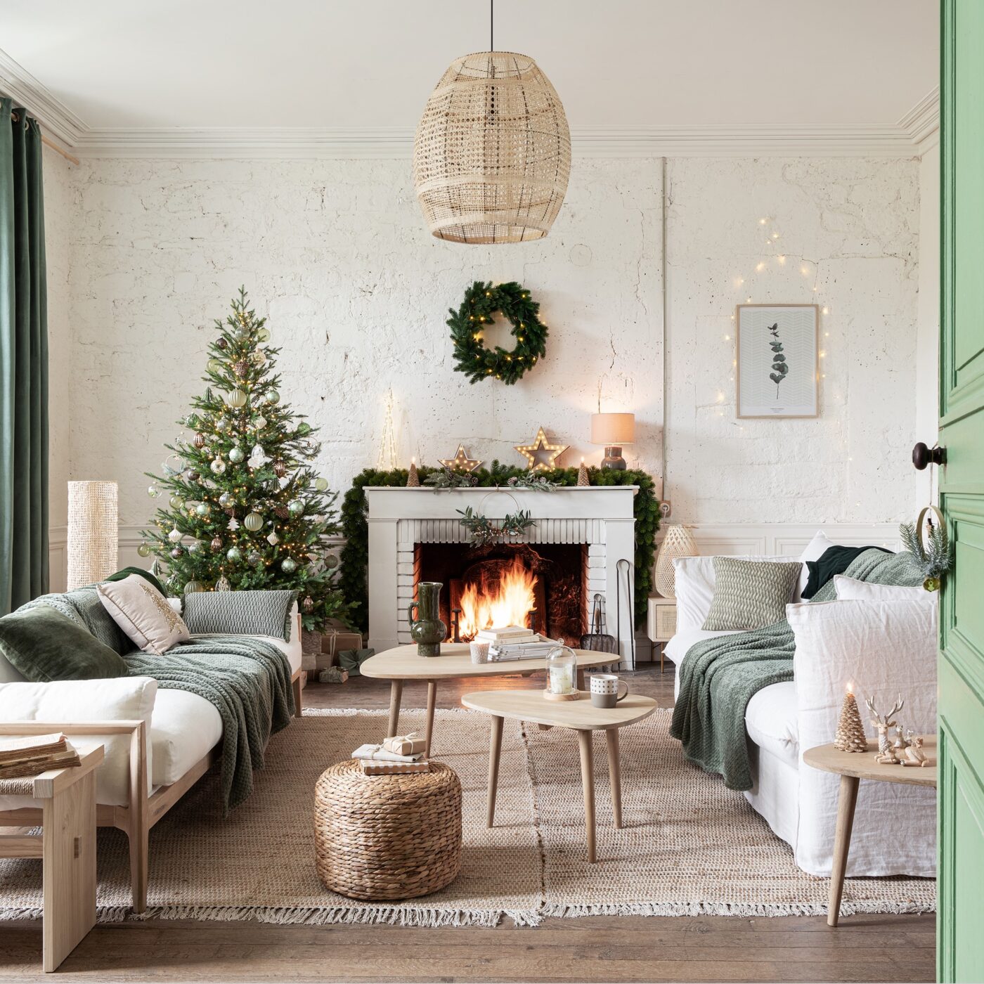 5 casas decoradas de navidad llenas de inspiraciones - HANDBOX