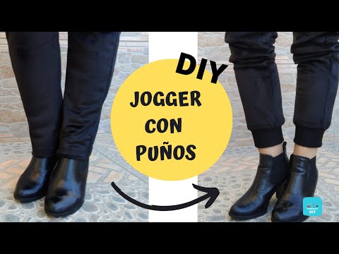 Cómo PONER PUÑOS a PANTALÓN DIY | Moment DIY#pantalonjogger#costurafacil#diyideas