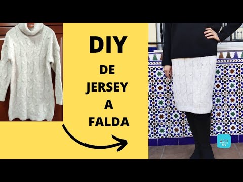 Como HACER una FALDA de TELA de PUNTO DIY | Moment DIY#costura#